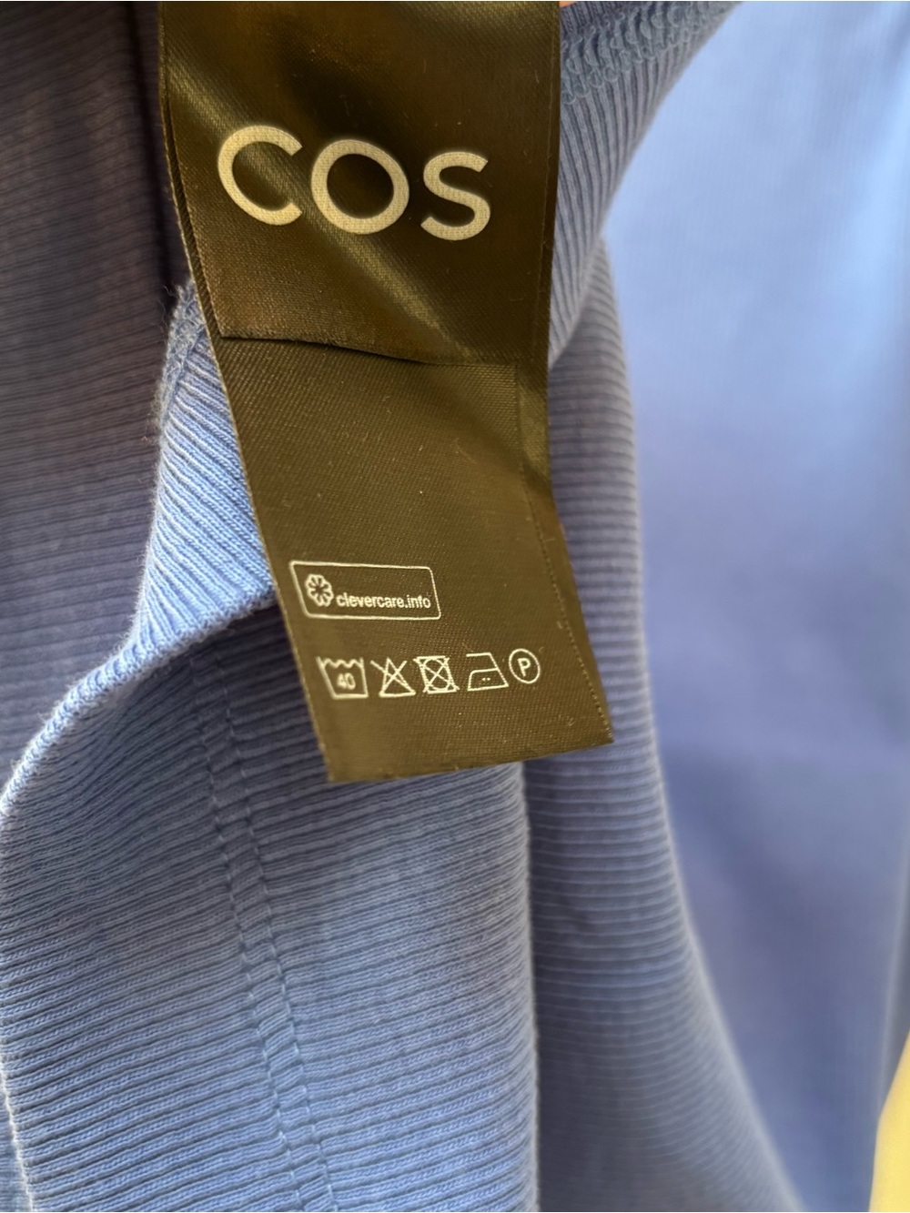 COS Cobalt Ribbed Tank - Picture 4 of 4